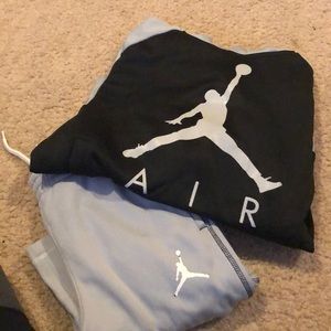 Jordan boys hoodie and joggers size Medium (both)